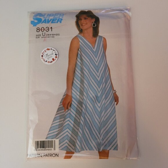 VTG Simplicity 8031 Misses' Sun Dress Pattern Size 16-18-20 - Picture 1 of 3